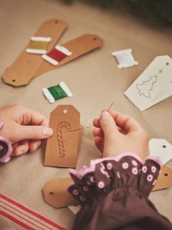 DIY-sett Etiketter Med Broderi
