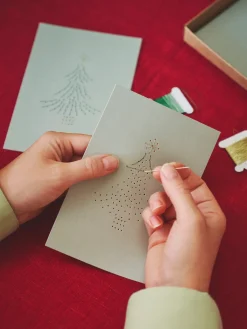 DIY-sett Kort Med Broderi