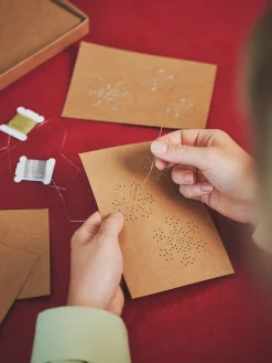 DIY-sett Kort Med Broderi