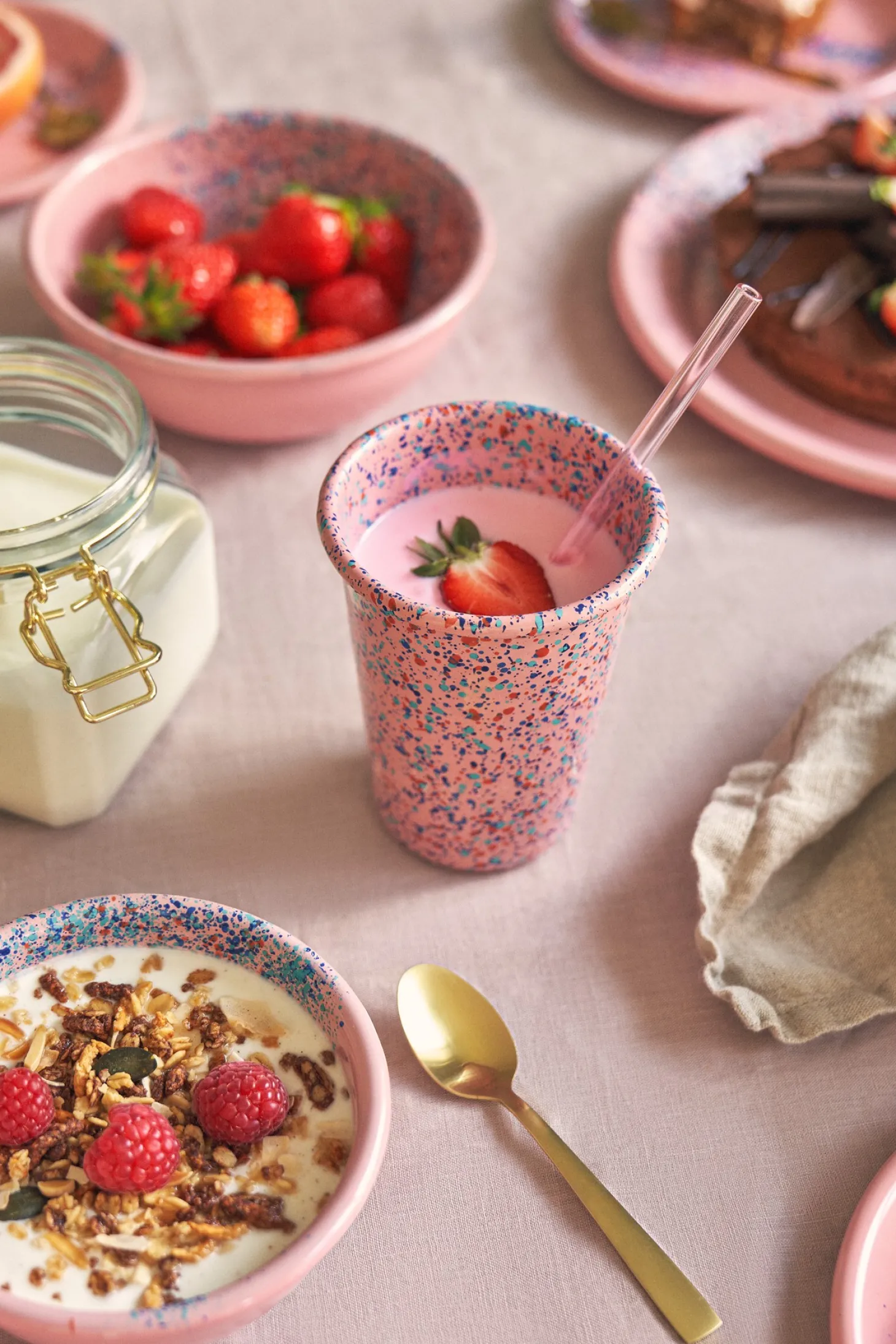 Flow Fest-tumbler – Rosa