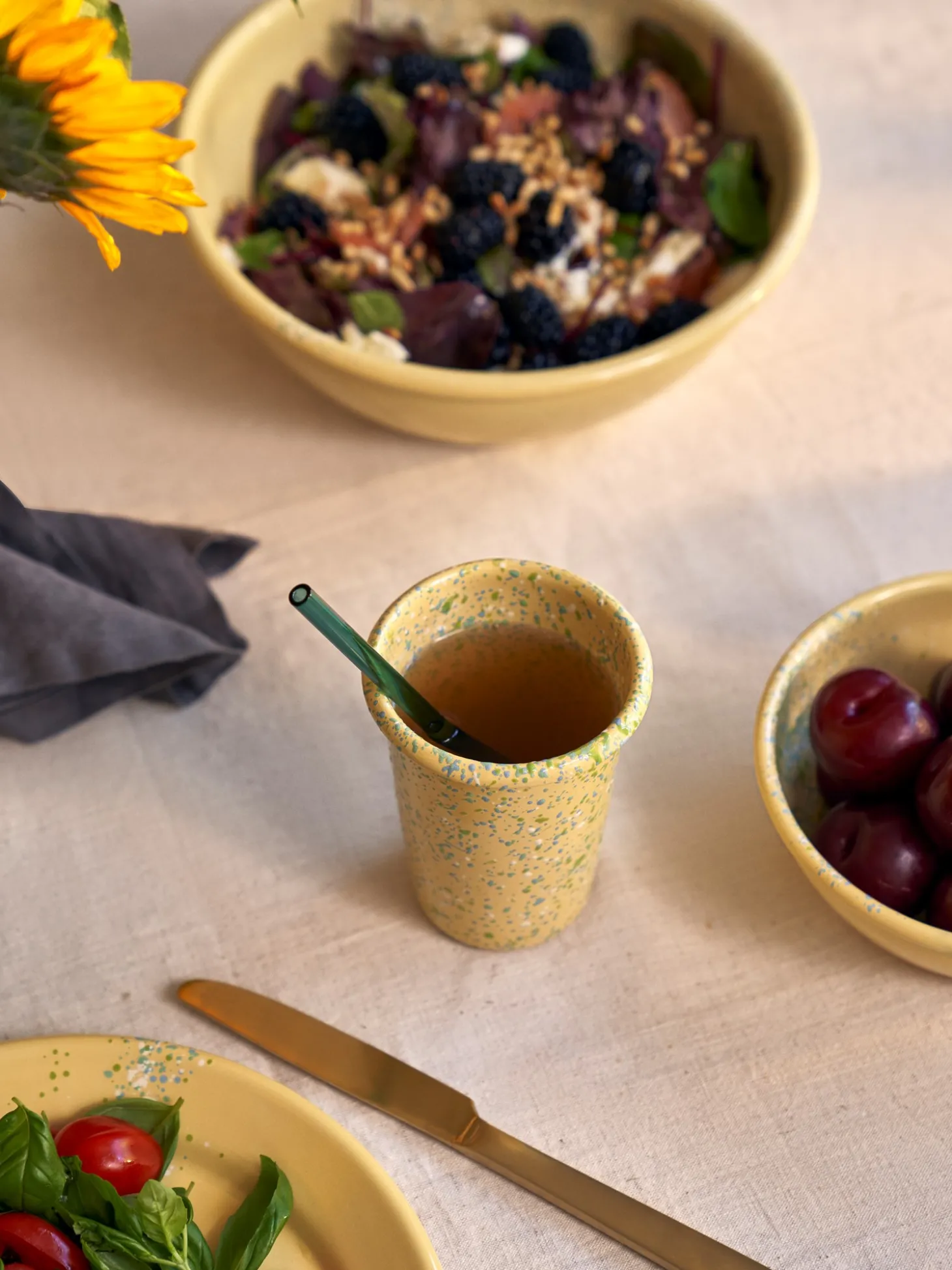 Flow Fest-tumbler – gul