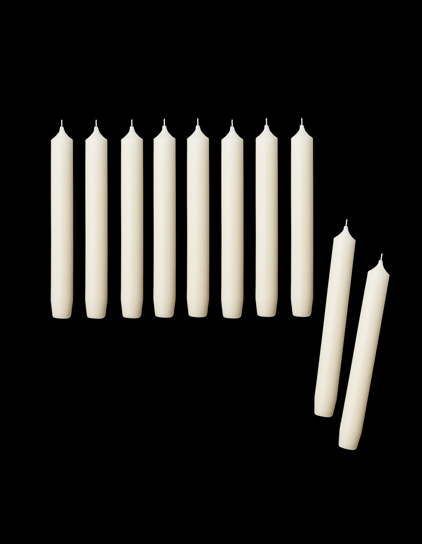 Kronelys 19 Cm 10 Stk
