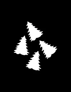 Magnetiske Lerretpaneler Formet Som Tre