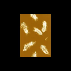 Plakat Feather Dark Mustard 40 X 50 Cm