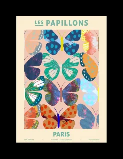 Plakat Les Papillons - Paris 50 X 70 Cm