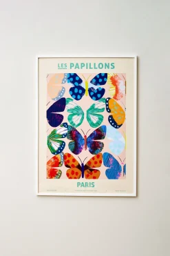 Plakat Les Papillons - Paris 50 X 70 Cm