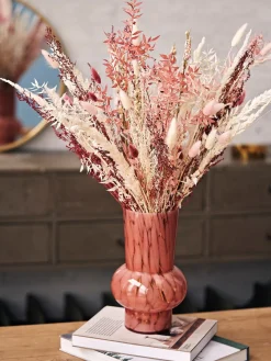 Tørkede Blomster Rosa Medium